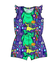 Load image into Gallery viewer, Neon Nightmare Ivy Summer Romper