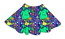 Load image into Gallery viewer, Neon Nightmare Ladies' Circle Skirt