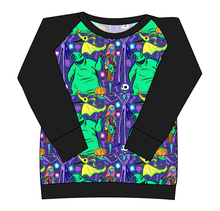 Load image into Gallery viewer, Neon Nightmare Ladies' Classic Crewneck