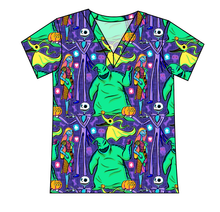 Load image into Gallery viewer, Neon Nightmare Ladies' Slouchy V-Neck Tee