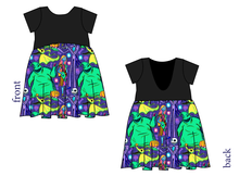 Load image into Gallery viewer, Neon Nightmare Low Back Dress