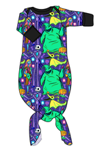 Load image into Gallery viewer, Neon Nightmare Newborn Knotted Gown