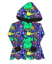 Load image into Gallery viewer, Neon Nightmare Peplum Hoodie (or Crewneck)