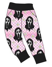 Load image into Gallery viewer, Floral Spooky Face Basic Joggers And Jogger Shorts