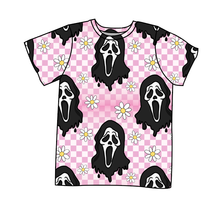 Load image into Gallery viewer, Floral Spooky Face Basic Tee and Tank