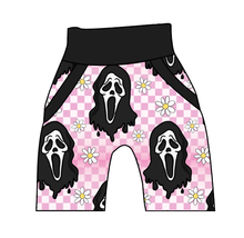 Load image into Gallery viewer, Floral Spooky Face Beanpole Pants And Shorts