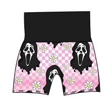 Load image into Gallery viewer, Floral Spooky Face Grow With Me Pants And Shorts
