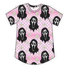 Load image into Gallery viewer, Floral Spooky Face Kids' Relaxed Tee