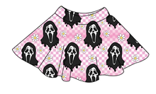 Load image into Gallery viewer, Floral Spooky Face Ladies' Circle Skirt