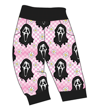 Load image into Gallery viewer, Floral Spooky Face Ladies' Joggers and Jogger Shorts
