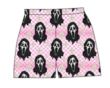 Load image into Gallery viewer, Floral Spooky Face Ladies' Lounge Shorts