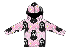 Load image into Gallery viewer, Floral Spooky Face Oversized Hoodie