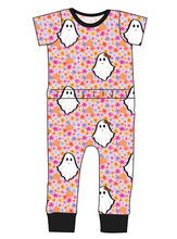 Load image into Gallery viewer, Just A Ghoul Bennett Pants and Shorts Length T-Shirt Romper