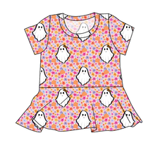 Load image into Gallery viewer, Just A Ghoul Ladies' Peplum Top