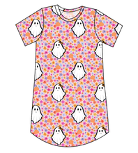 Load image into Gallery viewer, Just A Ghoul Ladies' T-Shirt Dress