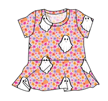 Load image into Gallery viewer, Just A Ghoul Peplum Top