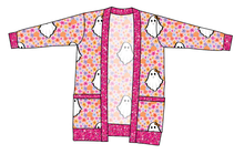Load image into Gallery viewer, Just A Ghoul Ladies' Grandpa Cardigan