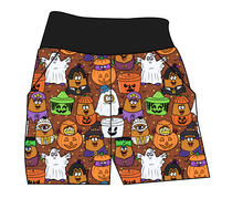 Load image into Gallery viewer, Retro Spooky Snacks Basic Joggers And Jogger Shorts