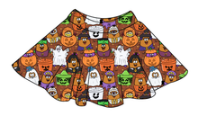Load image into Gallery viewer, Retro Spooky Snacks Circle Skirt