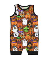 Load image into Gallery viewer, Retro Spooky Snacks Emmett Pants And Shorts T-Shirt Romper