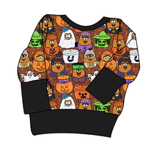 Load image into Gallery viewer, Retro Spooky Snacks Grow With Me Hoodie (or Crewneck)