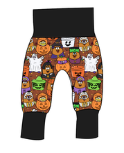 Load image into Gallery viewer, Retro Spooky Snacks Grow With Me Pants And Shorts