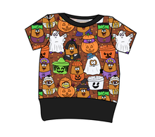 Load image into Gallery viewer, Retro Spooky Snacks Grow With Me Tee