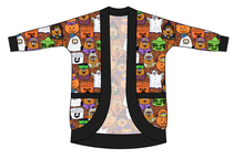 Load image into Gallery viewer, Retro Spooky Snacks Ladies' Cocoon Cardigan