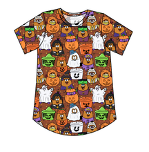 Load image into Gallery viewer, Retro Spooky Snacks Kids' Relaxed Tee