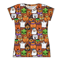 Load image into Gallery viewer, Retro Spooky Snacks Ladies' Basic Tee