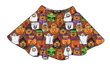 Load image into Gallery viewer, Retro Spooky Snacks Ladies' Circle Skirt