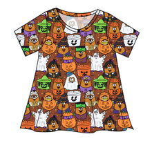 Load image into Gallery viewer, Retro Spooky Snacks Ladies' Swing Tee