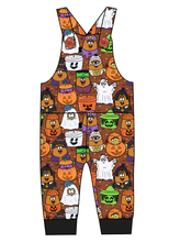 Load image into Gallery viewer, Retro Spooky Snacks Overalls and Shortalls