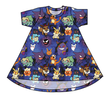 Load image into Gallery viewer, Spookemon Basic T-Shirt Dress