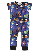 Load image into Gallery viewer, Spookemon Bennett Pants and Shorts Length T-Shirt Romper