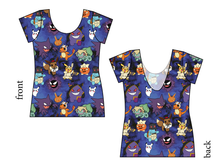 Load image into Gallery viewer, Spookemon Ladies' Low Back Ballerina Tee