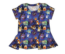Load image into Gallery viewer, Spookemon Ladies' Peplum Top