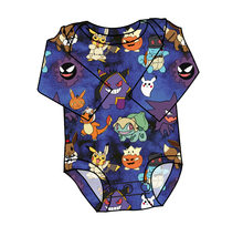 Load image into Gallery viewer, Spookemon Lap Neck Bodysuit