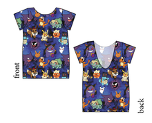 Load image into Gallery viewer, Spookemon Low Back Ballerina Tee