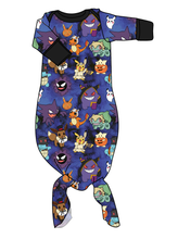 Load image into Gallery viewer, Spookemon Newborn Knotted Gown