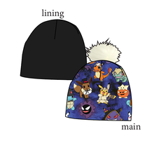 Load image into Gallery viewer, Spookemon Slouchy Beanie (Reversible!)