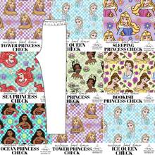 Load image into Gallery viewer, All Princess Checks Basic Leggings