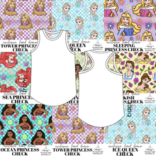 Load image into Gallery viewer, All Princess Checks Ladies' Summer Tank