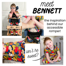 Load image into Gallery viewer, Holiday Ready to Ship Holiday Sweater Bennett Romper