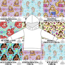 Load image into Gallery viewer, All Princess Checks Oversized Hoodie