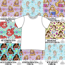 Load image into Gallery viewer, All Princess Checks Basic Tee and Tank