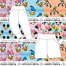 Load image into Gallery viewer, All Mickey and Friends Check Basic Joggers And Jogger Shorts