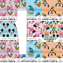 Load image into Gallery viewer, All Mickey and Friends Check Basic Leggings