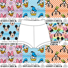 Load image into Gallery viewer, All Mickey and Friends Check Bummies