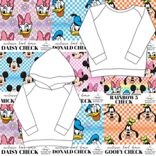 Load image into Gallery viewer, All Mickey and Friends Check Classic Hoodie (or Crewneck)